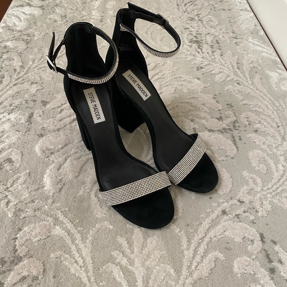 Steve Madden rhinestone heels